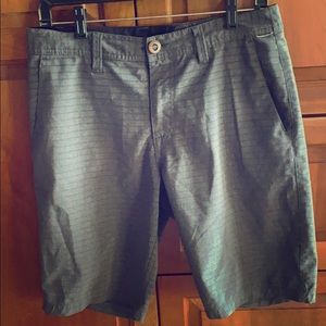 Volcom men’s shorts. Waist 30. Grey w/ pinstripes.